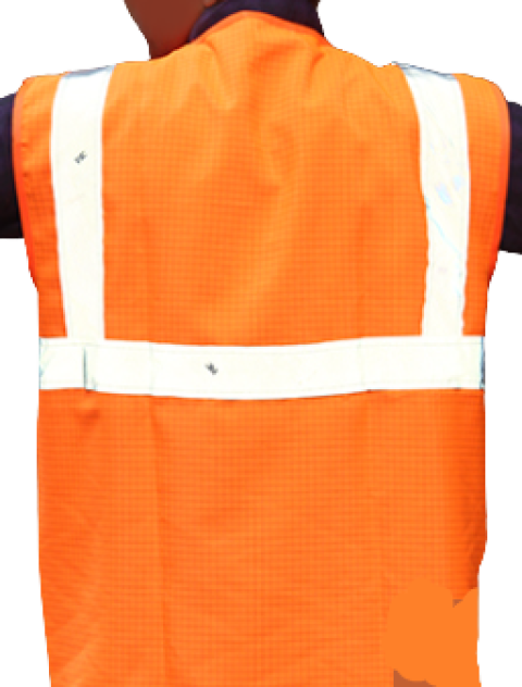 Construction Safety Vest - Golden Openings